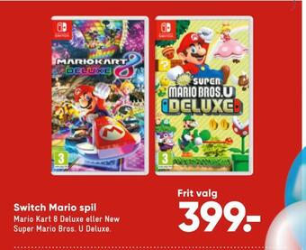 Bilka Switch mario spil tilbud