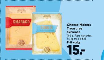 Bilka Cheese makers treasures skiveost tilbud