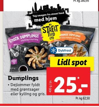 Lidl Dumplings tilbud