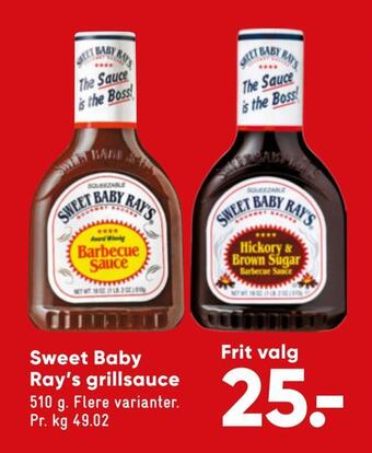 Bilka Sweet baby ray's grillsauce tilbud