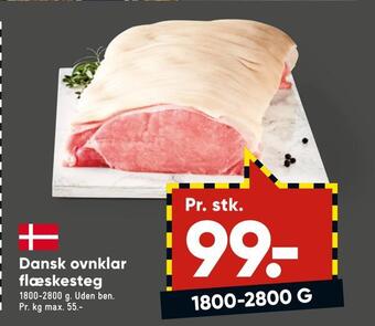 Bilka Dansk ovnklar flæskesteg tilbud