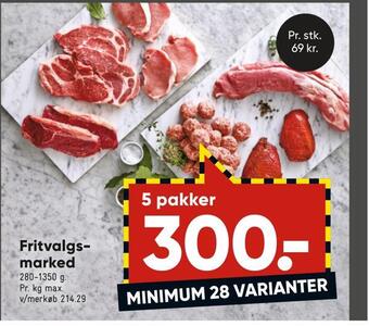 Bilka Fritvalgsmarked tilbud
