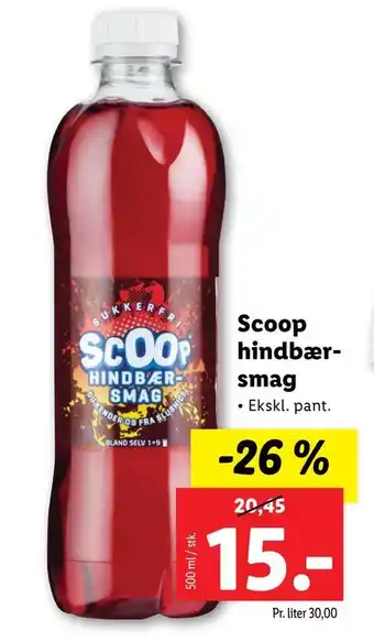 Scoop hindbærsmag