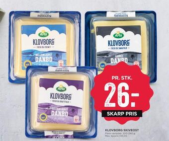 MENY Klovborg skiveost tilbud