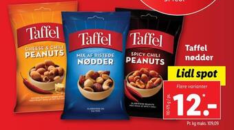 Lidl Taffel nødder tilbud