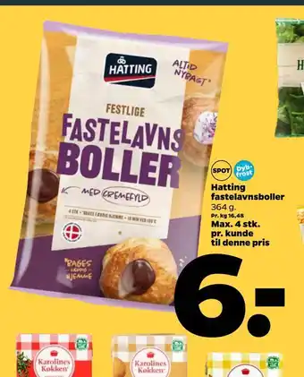 Netto Hatting fastelavnsboller tilbud