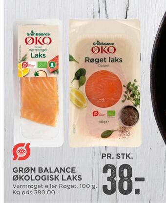MENY Grøn balance økologisk laks tilbud