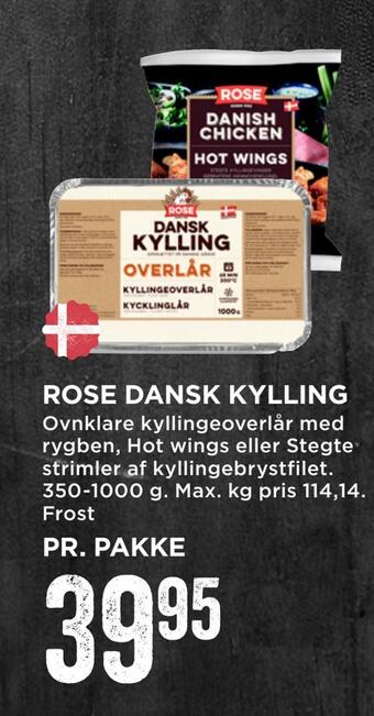 MENY Rose dansk kylling tilbud