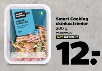 Smart cooking skinkestrimler