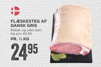 MENY Flæskesteg af dansk gris tilbud