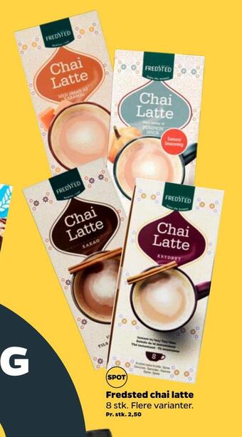 Netto Fredsted chai latte tilbud