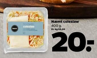 Netto Næmt coleslaw tilbud