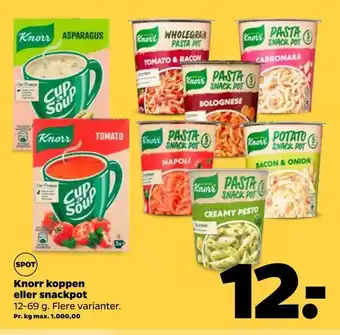 Netto Knorr koppen eller snackpot tilbud