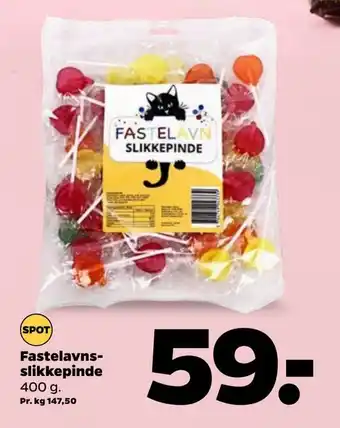 Netto Fastelavns slikkepinde tilbud