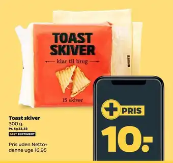 Netto Toast skiver tilbud