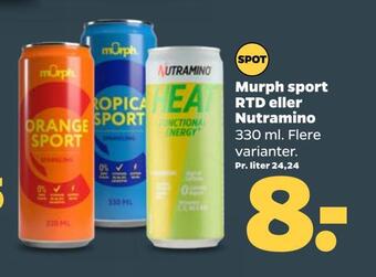 Netto Murph sport rtd eller nutramino tilbud
