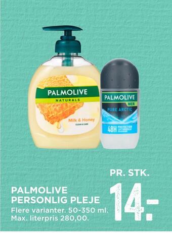 MENY Palmolive personlig pleje tilbud