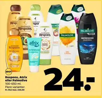 Netto Respons, atrix eller palmolive tilbud