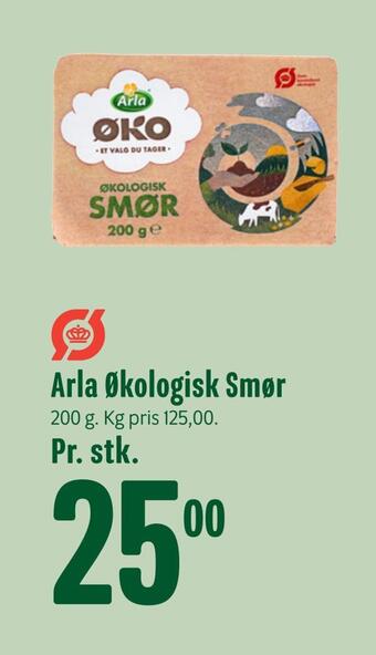 Min Købmand Arla økologisk smør tilbud