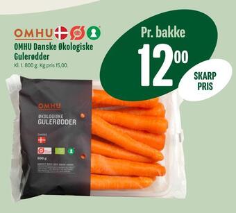 Omhu danske økologiske gulerødder