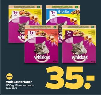 Netto Whiskas tørfoder tilbud