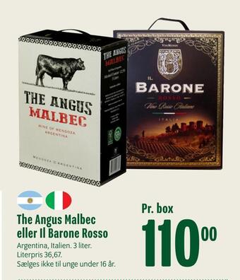 Min Købmand The angus malbec eller il barone rosso tilbud