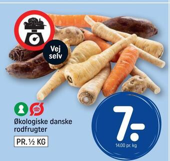Økologiske danske rodfrugter