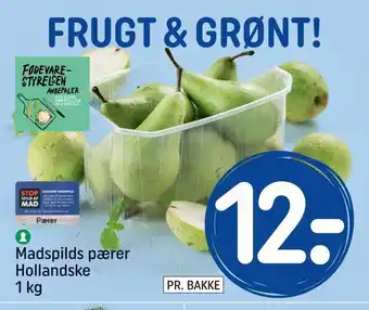 Madspilds pærer hollandske