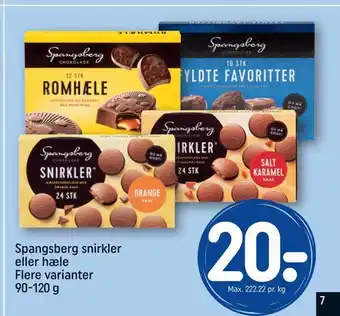 REMA 1000 Spangsberg snirkler eller hæle tilbud