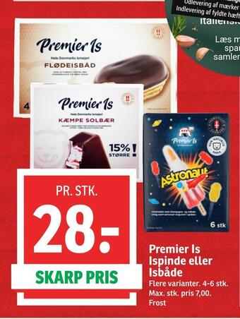SPAR Premier is ispinde eller isbåde tilbud