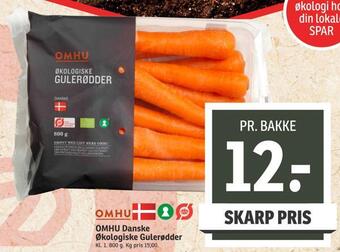 Omhu danske økologiske gulerødder