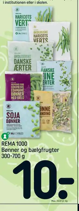 REMA 1000 Rema 1000 bønner og bælgfrugter tilbud