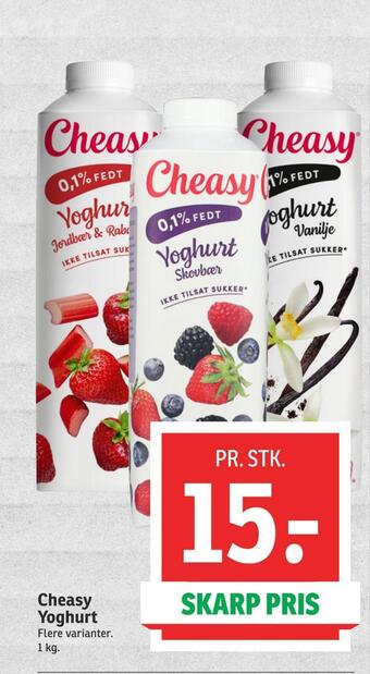 SPAR Cheasy yoghurt tilbud