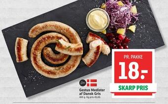 SPAR Gestus medister af dansk gris tilbud