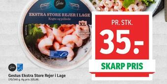 SPAR Gestus ekstra store rejer i lage tilbud