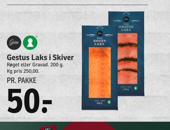 Gestus laks i skiver