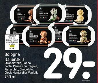 REMA 1000 Bologna italiensk is tilbud