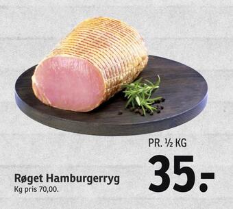 SPAR Røget hamburgerryg tilbud