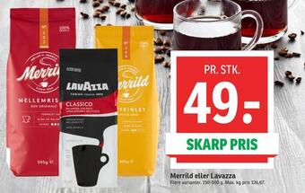 SPAR Merrild eller lavazza tilbud