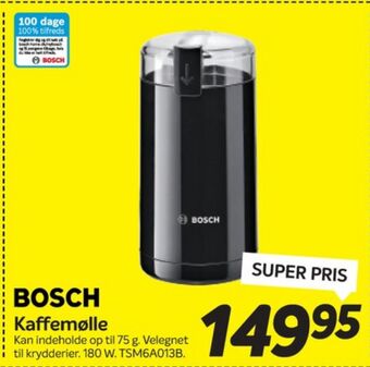 Din Isenkræmmer Bosch kaffemølle tilbud