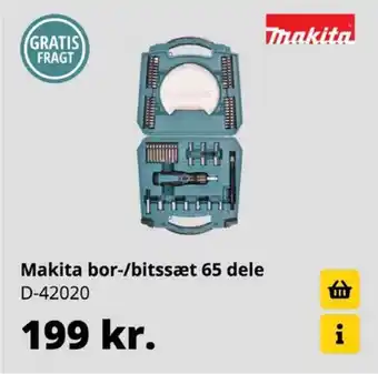 10-4 Byggecenter Makita bor- og bitssæt tilbud