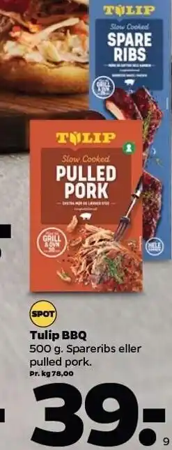 Netto Spareribs eller pulled pork tilbud