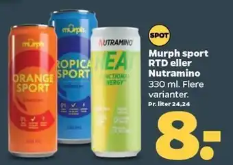 Netto Murph sport rtd eller nutramino tilbud