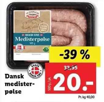 Dansk medisterpølse