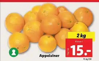 Lidl 2 kg appelsiner tilbud