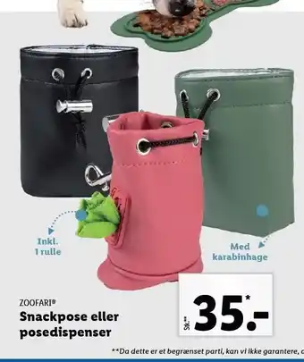 Lidl Snackpose eller posedispenser tilbud