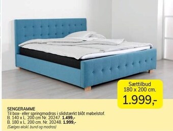 Daells Bolighus Sengeramme tilbud