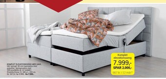 Daells Bolighus Komplet elevationsseng tilbud