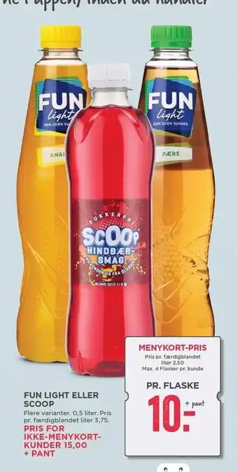 MENY Fun light el. scoop tilbud
