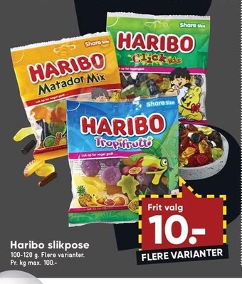 Bilka Haribo slikpose tilbud